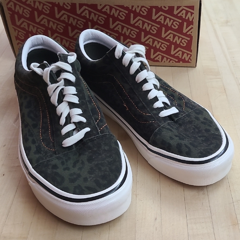 Vans Leopard Print Sneakers